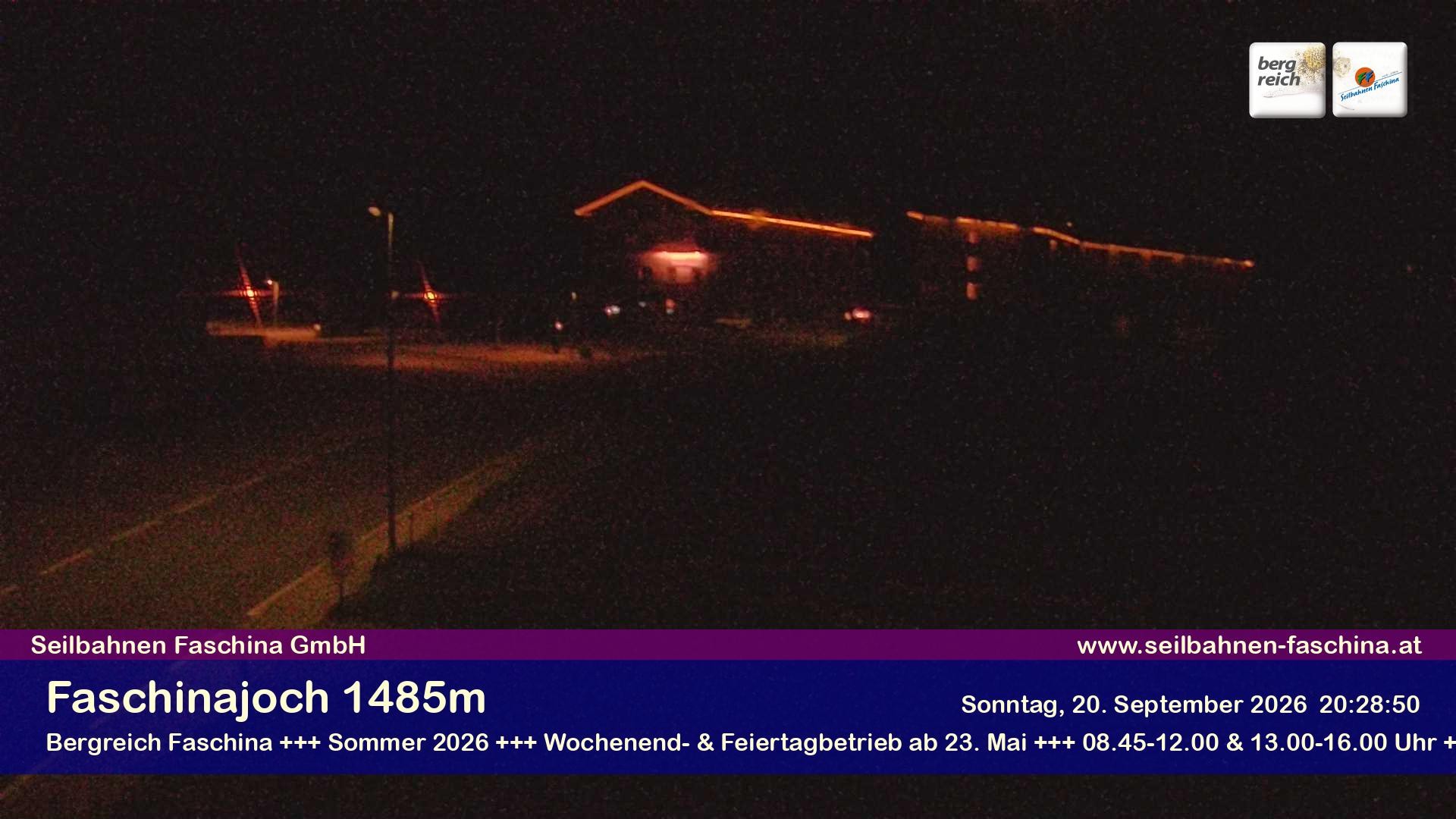 Archiv Foto Webcam Faschinapass, Stafelalpbahn