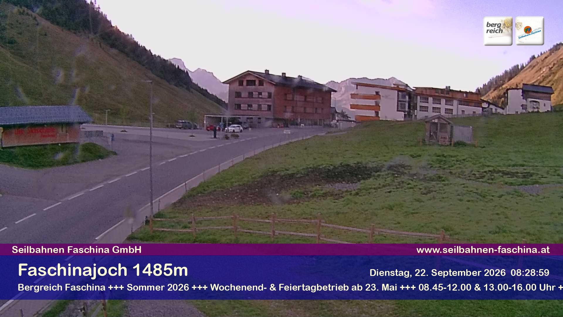 Archiv Foto Webcam Faschinapass, Stafelalpbahn