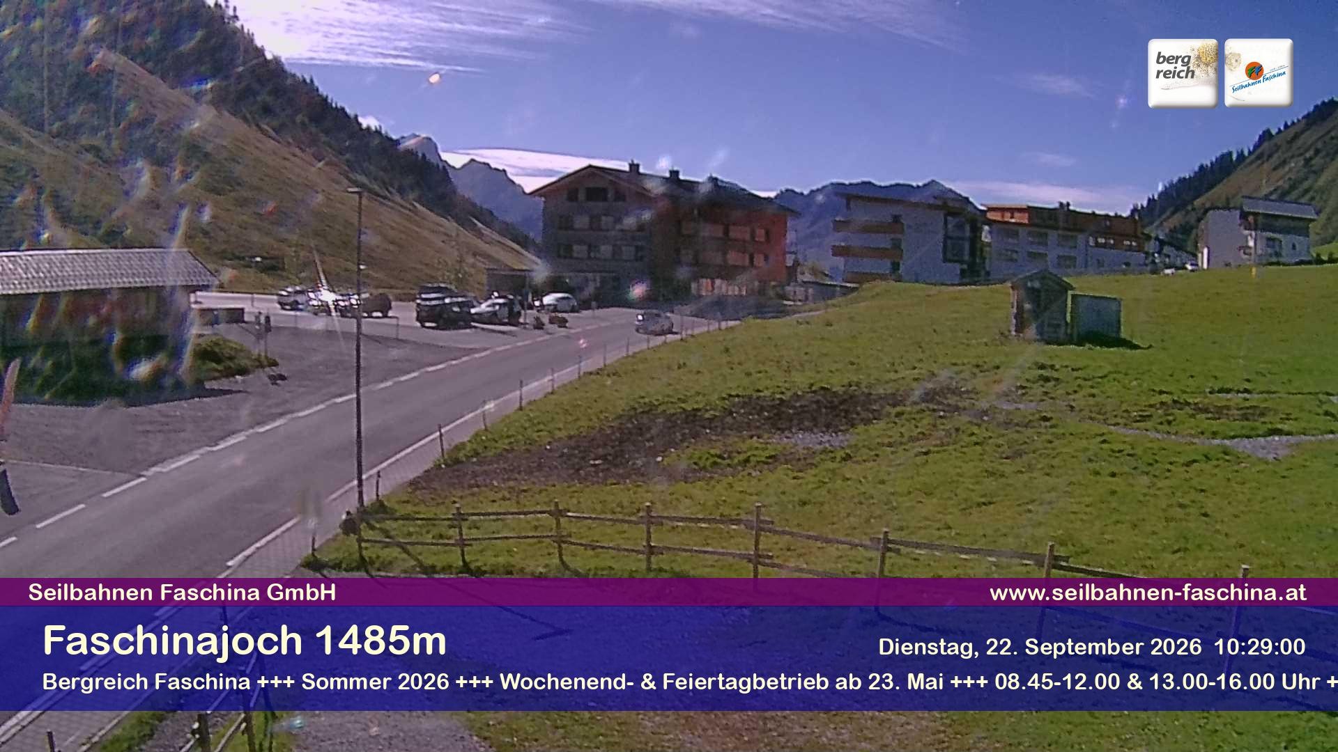 Archiv Foto Webcam Faschinapass, Stafelalpbahn