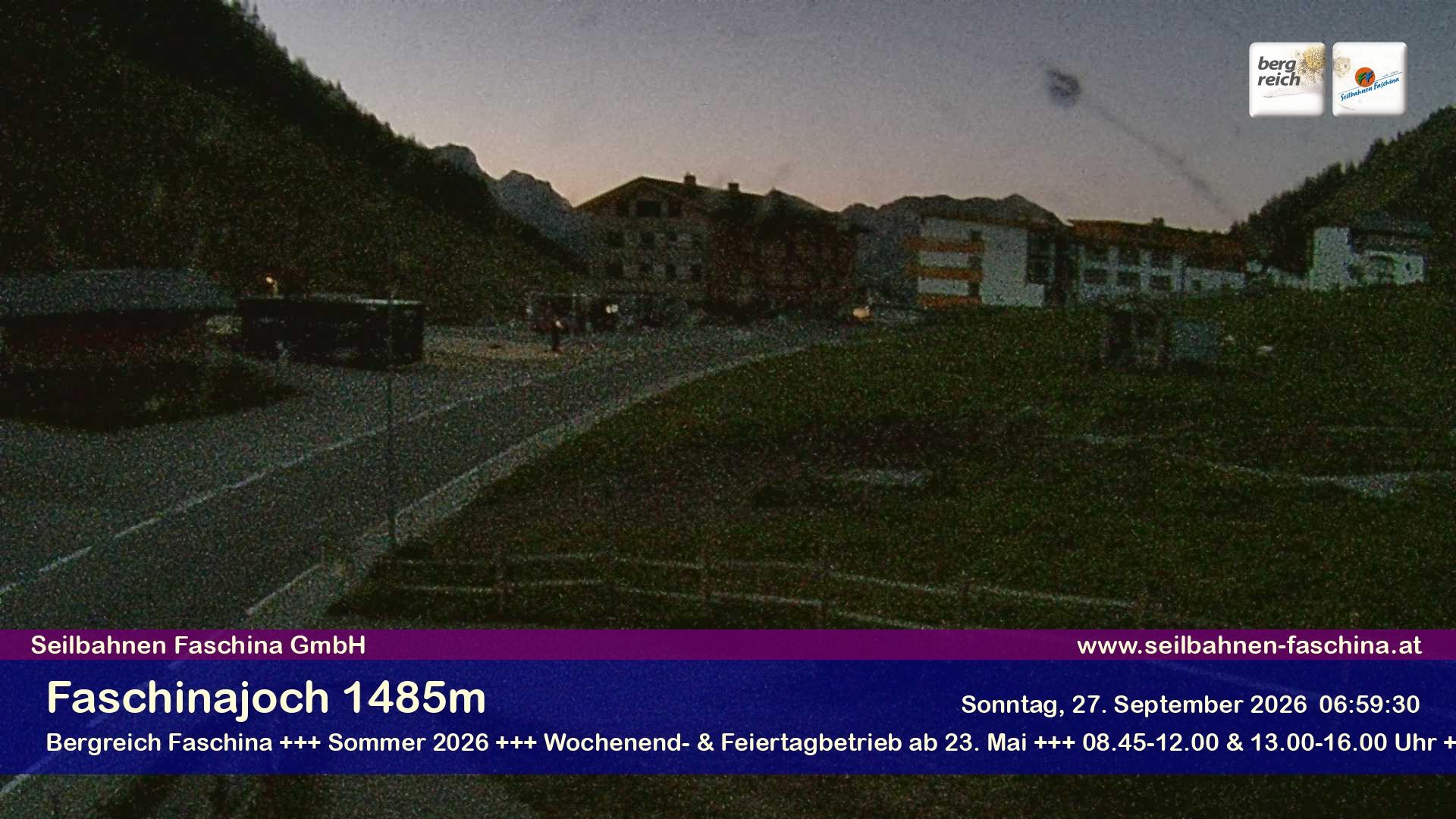 Archiv Foto Webcam Faschinapass, Stafelalpbahn