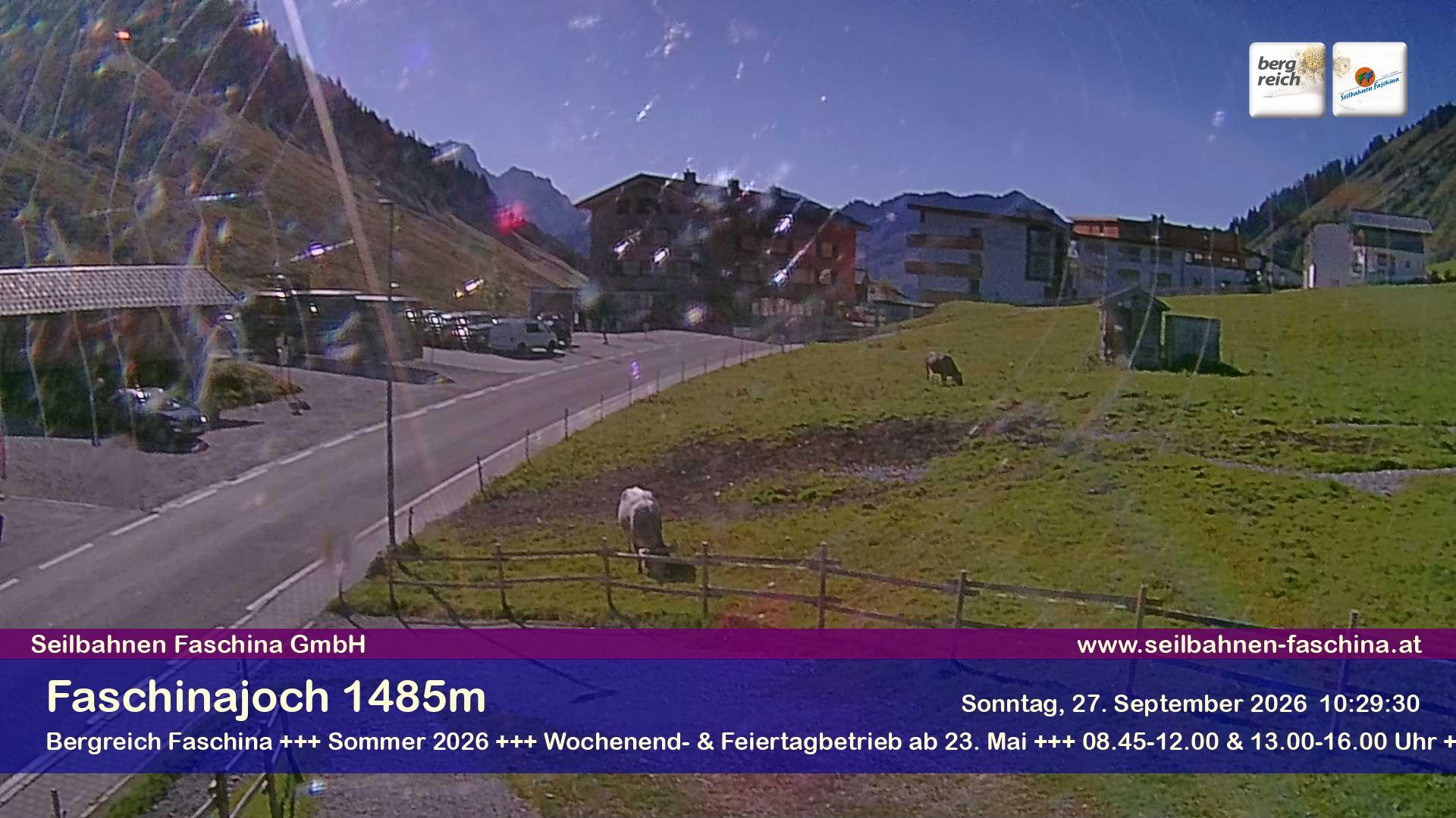Archiv Foto Webcam Faschinapass, Stafelalpbahn