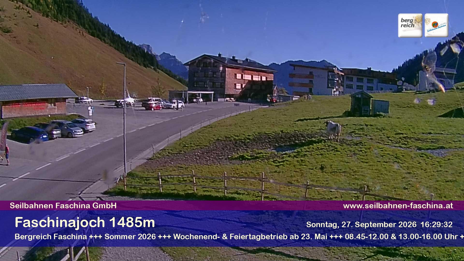Archiv Foto Webcam Faschinapass, Stafelalpbahn