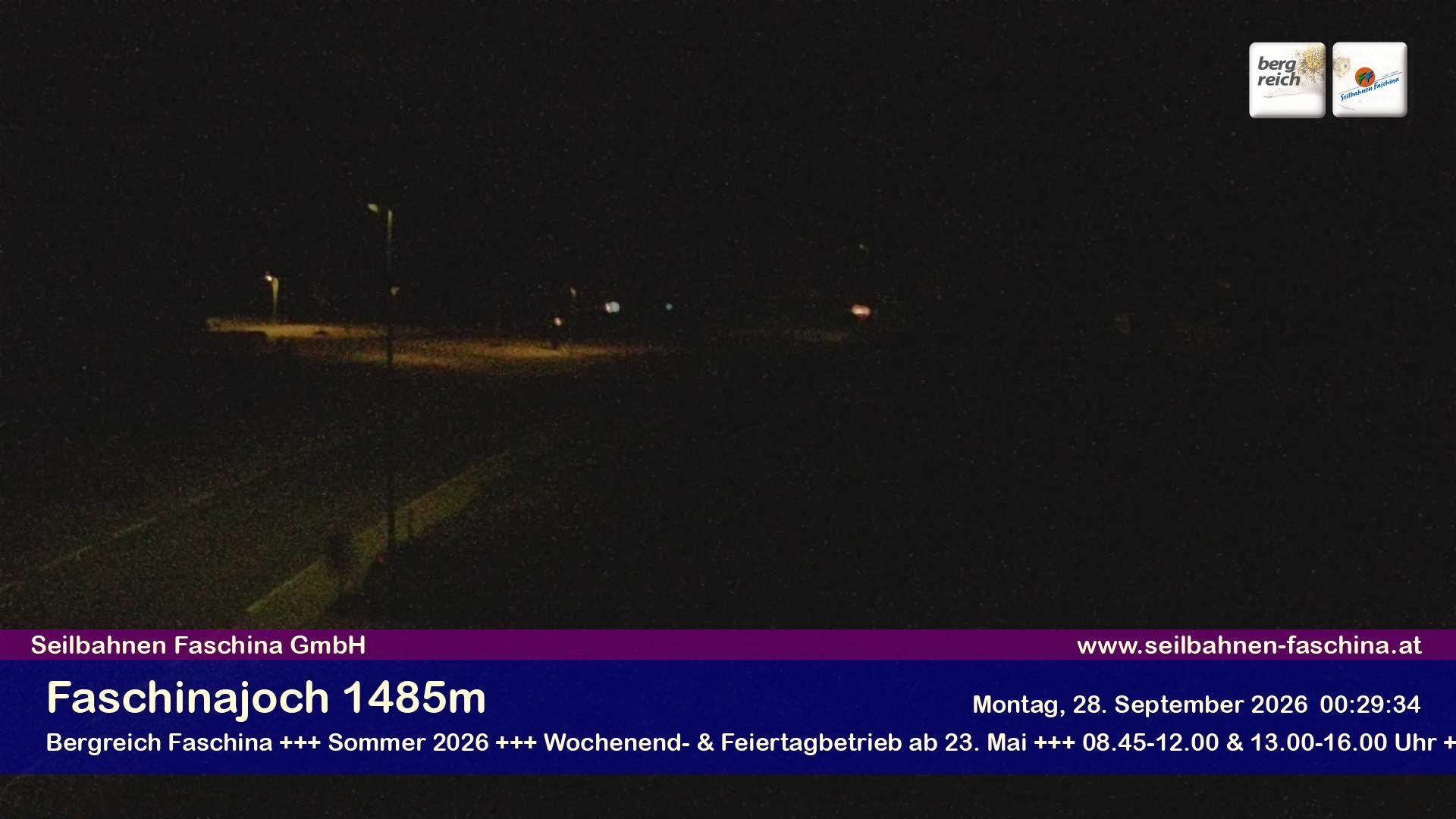 Archiv Foto Webcam Faschinapass, Stafelalpbahn