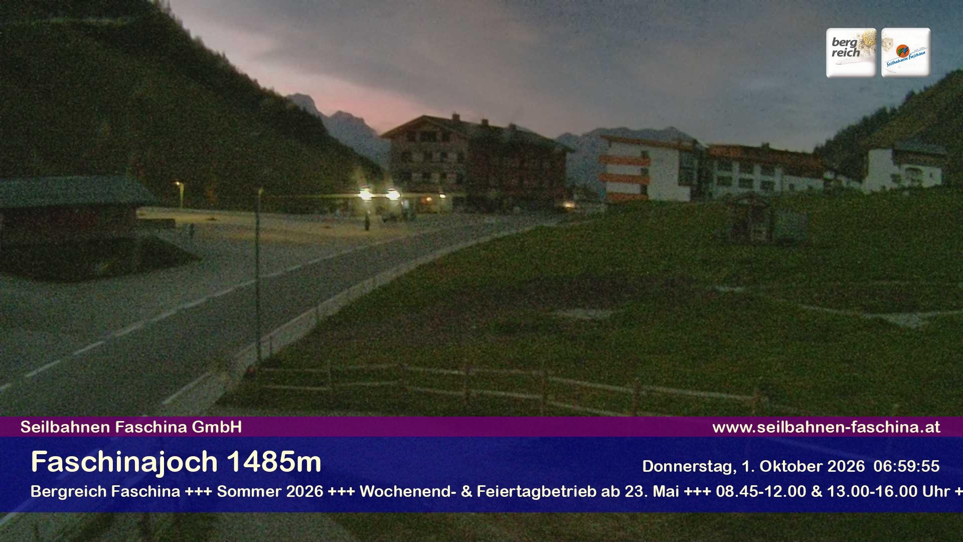 Archiv Foto Webcam Faschinapass, Stafelalpbahn