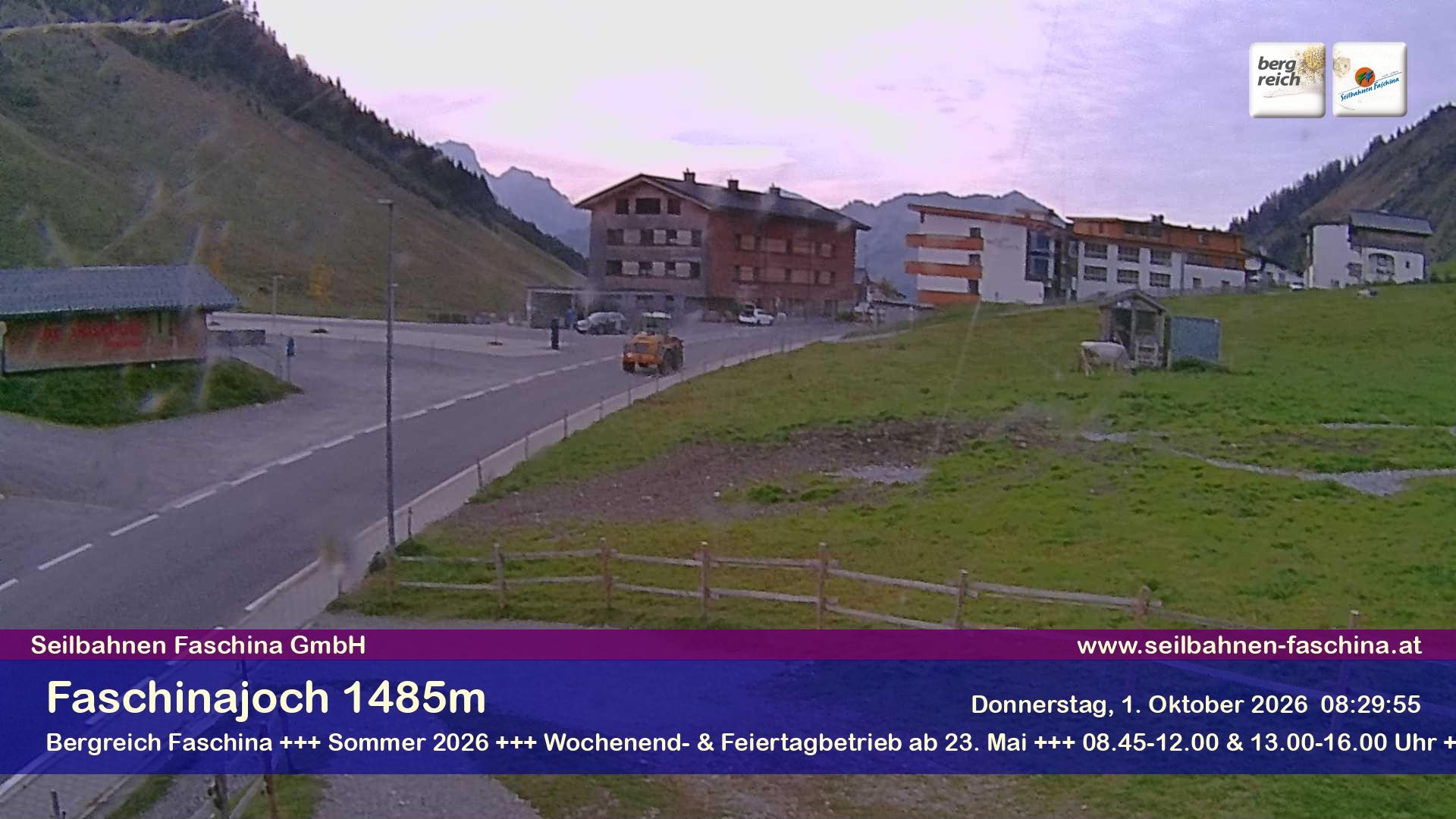 Archiv Foto Webcam Faschinapass, Stafelalpbahn