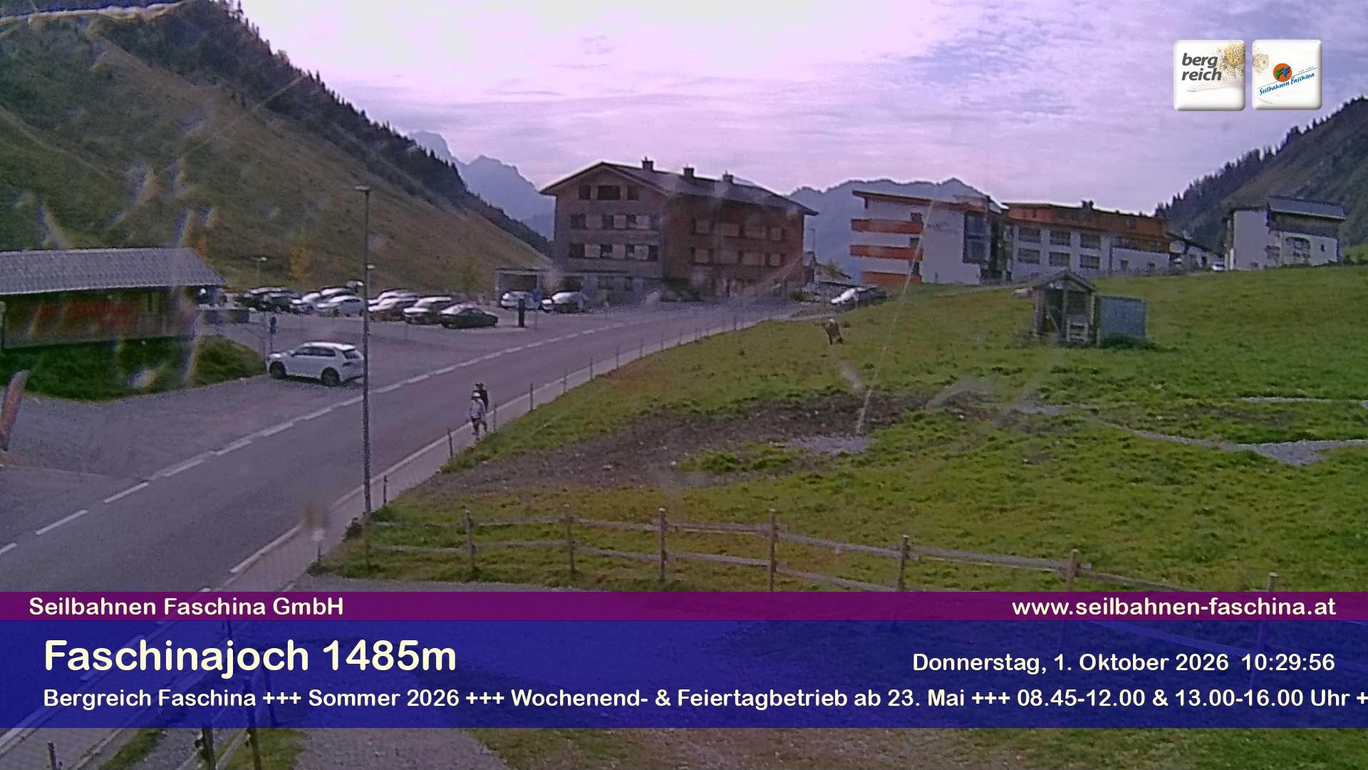 Archiv Foto Webcam Faschinapass, Stafelalpbahn
