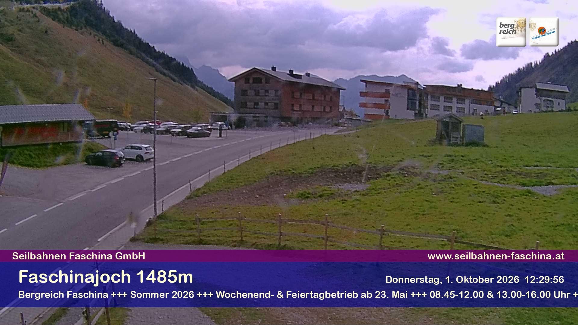 Archiv Foto Webcam Faschinapass, Stafelalpbahn