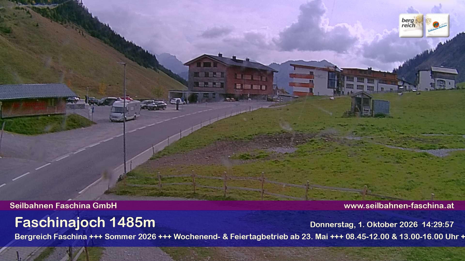Archiv Foto Webcam Faschinapass, Stafelalpbahn