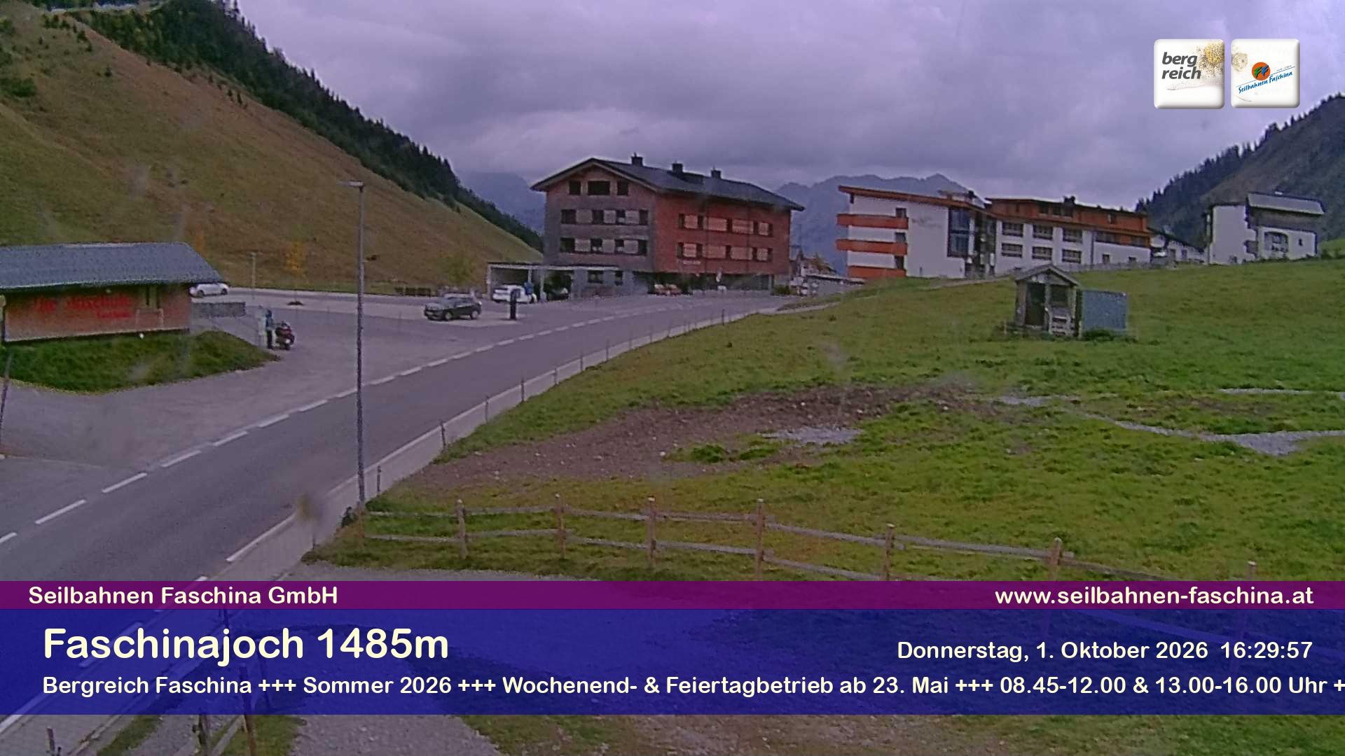 Archiv Foto Webcam Faschinapass, Stafelalpbahn