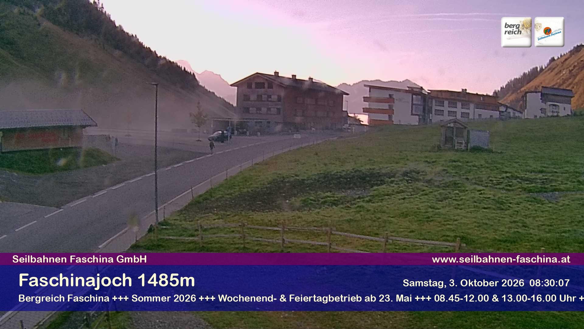 Archiv Foto Webcam Faschinapass, Stafelalpbahn