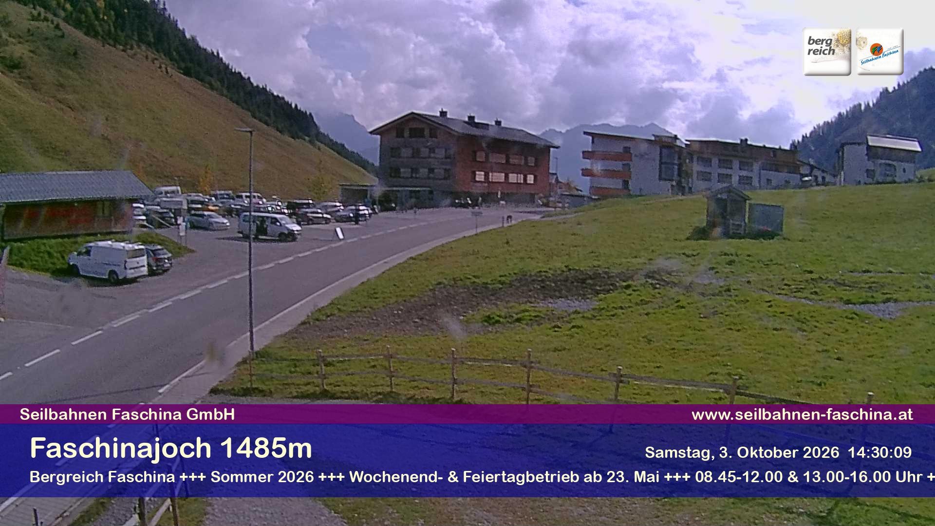 Archiv Foto Webcam Faschinapass, Stafelalpbahn