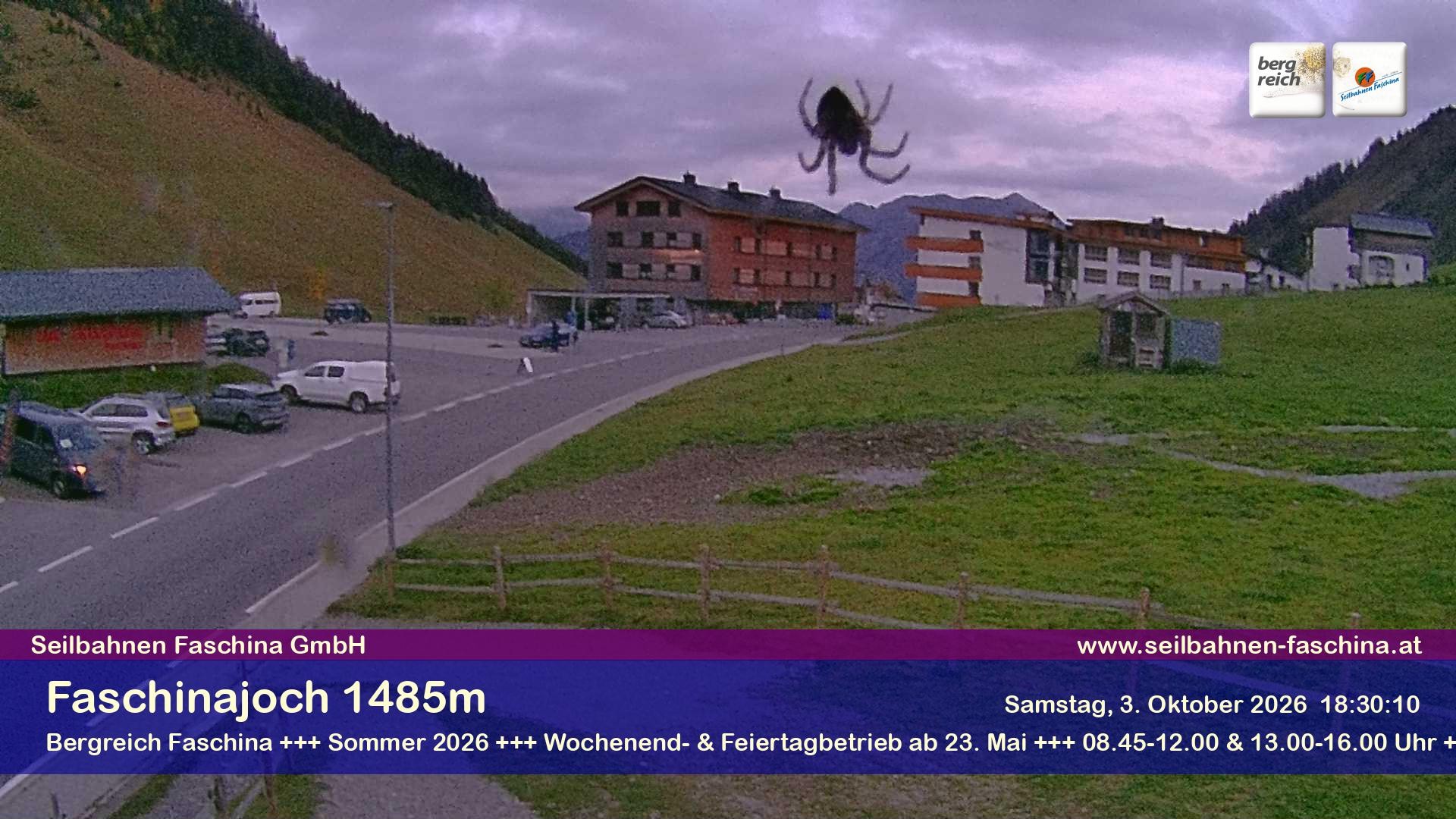 Archiv Foto Webcam Faschinapass, Stafelalpbahn