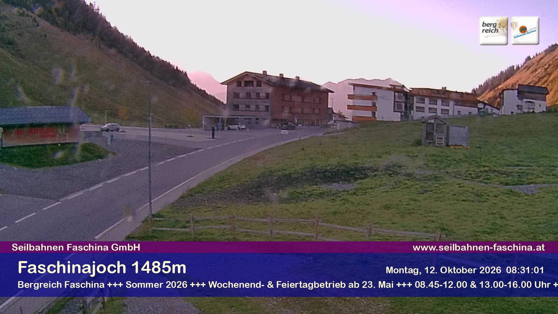 Archiv Foto Webcam Faschinapass, Stafelalpbahn