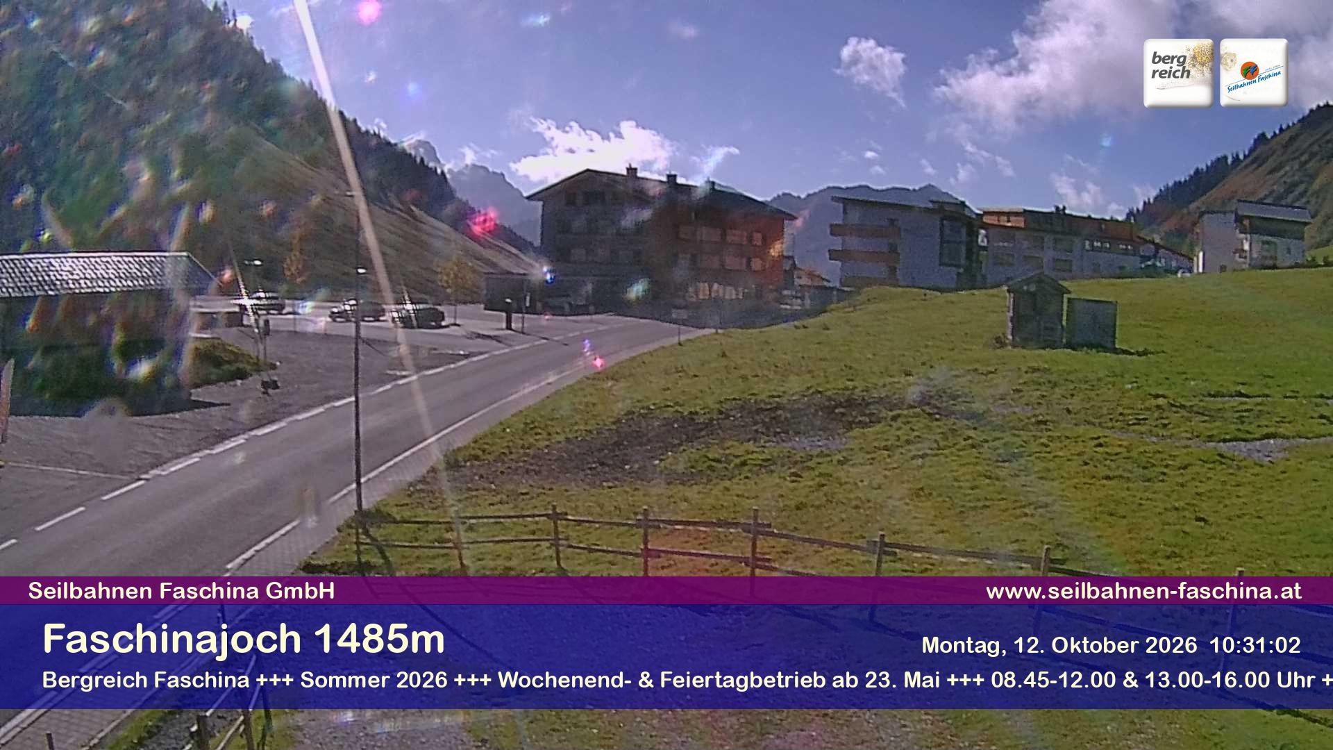 Archiv Foto Webcam Faschinapass, Stafelalpbahn