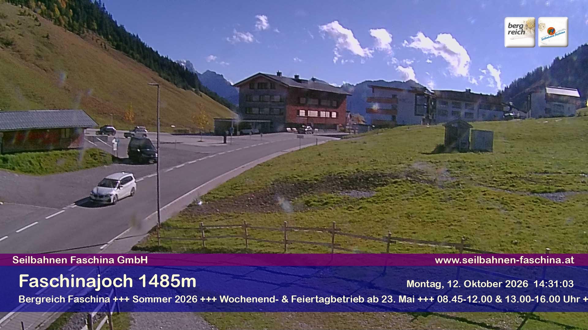 Archiv Foto Webcam Faschinapass, Stafelalpbahn
