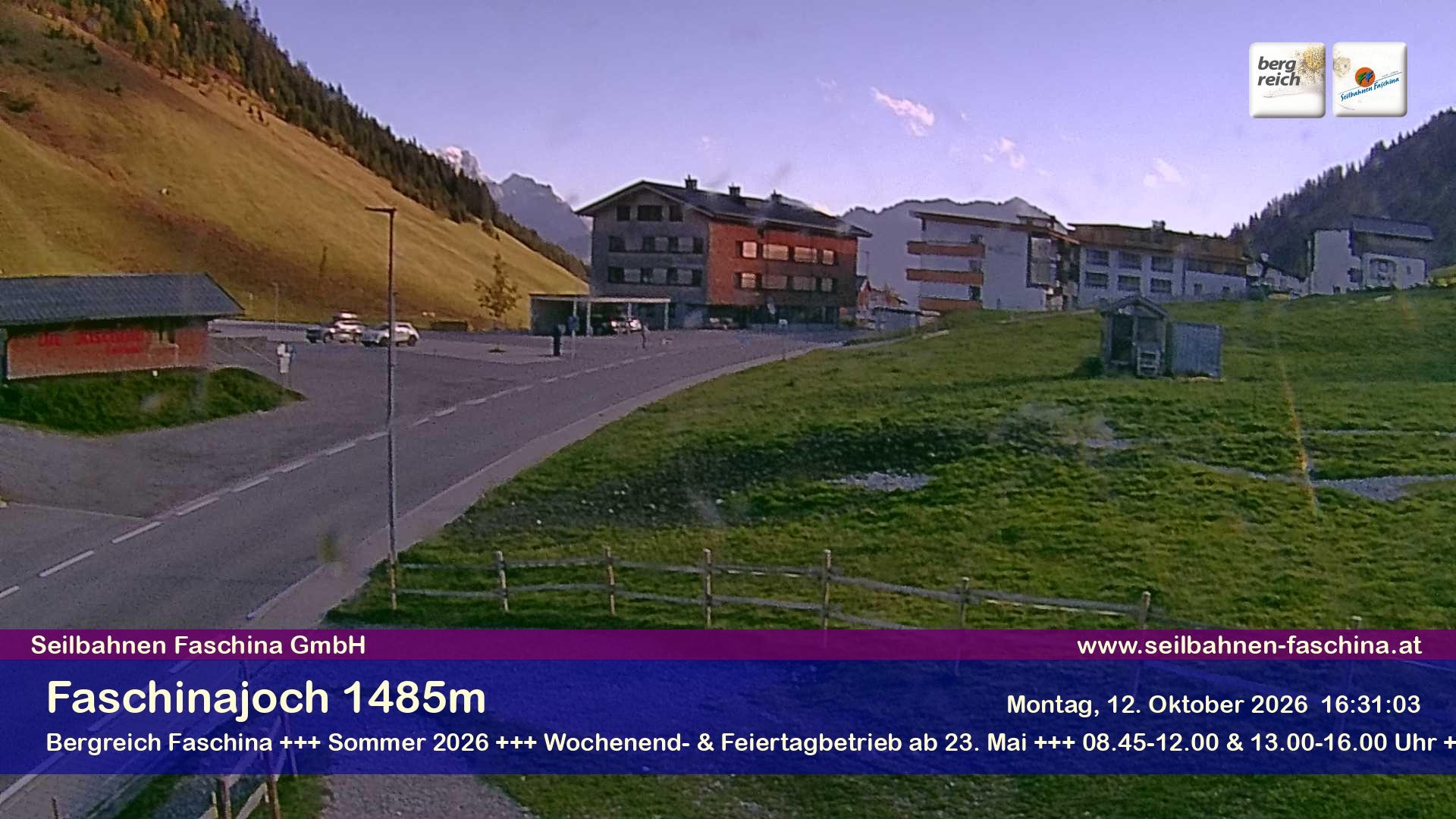 Archiv Foto Webcam Faschinapass, Stafelalpbahn