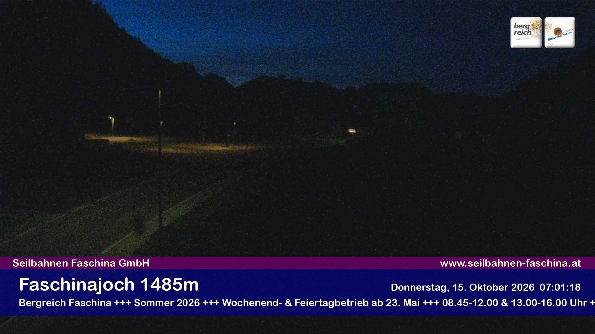 Archiv Foto Webcam Faschinapass, Stafelalpbahn