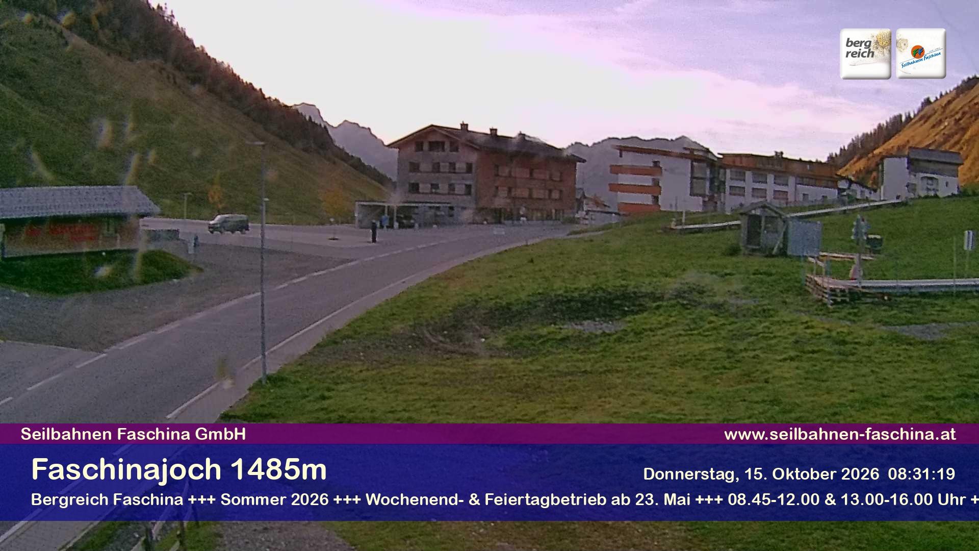 Archiv Foto Webcam Faschinapass, Stafelalpbahn