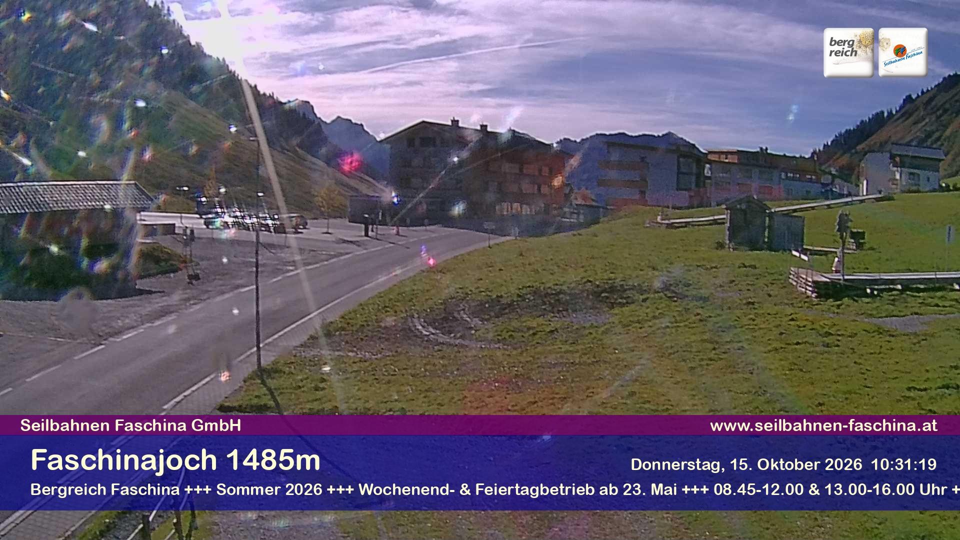 Archiv Foto Webcam Faschinapass, Stafelalpbahn