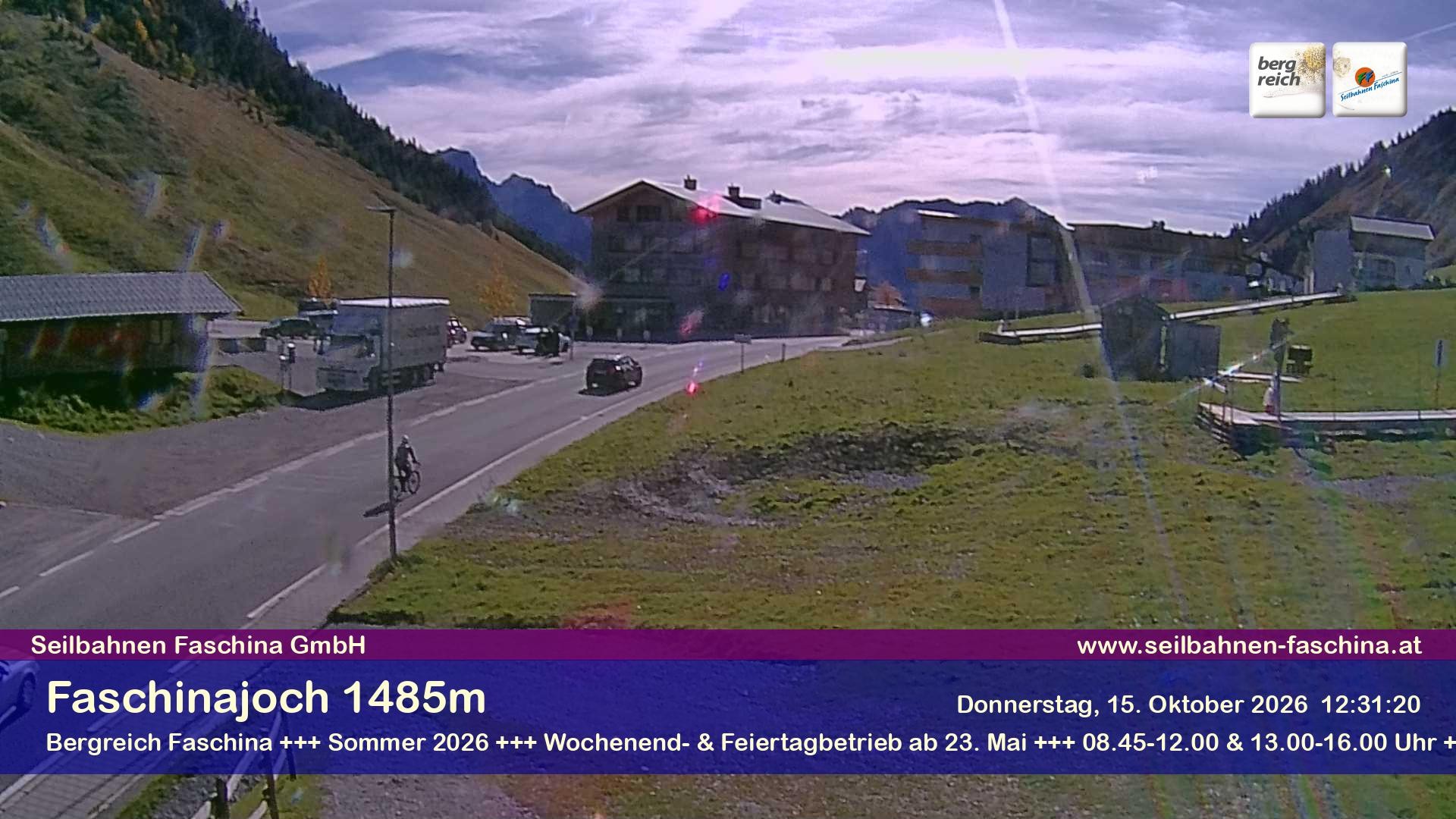 Archiv Foto Webcam Faschinapass, Stafelalpbahn