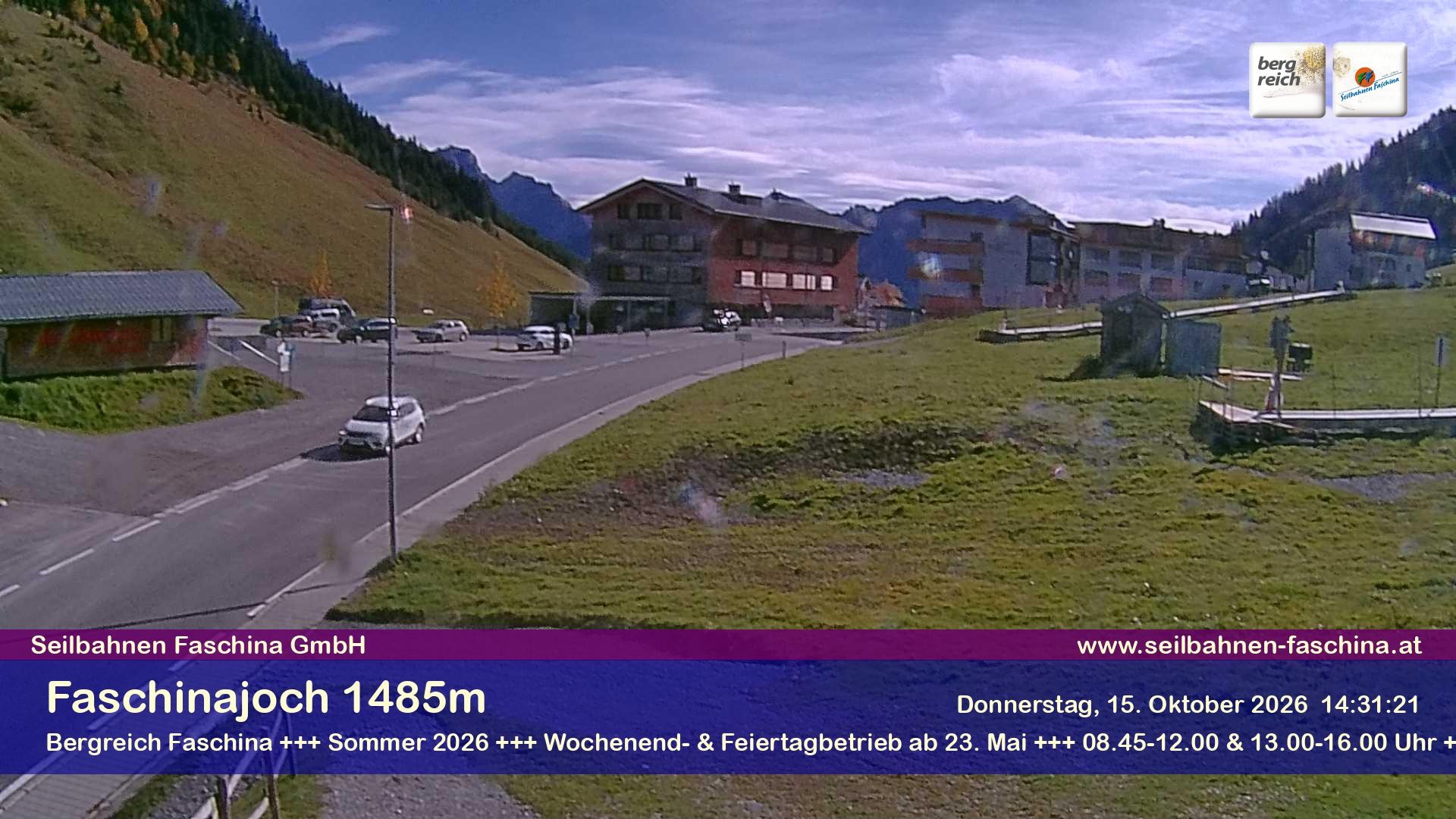Archiv Foto Webcam Faschinapass, Stafelalpbahn