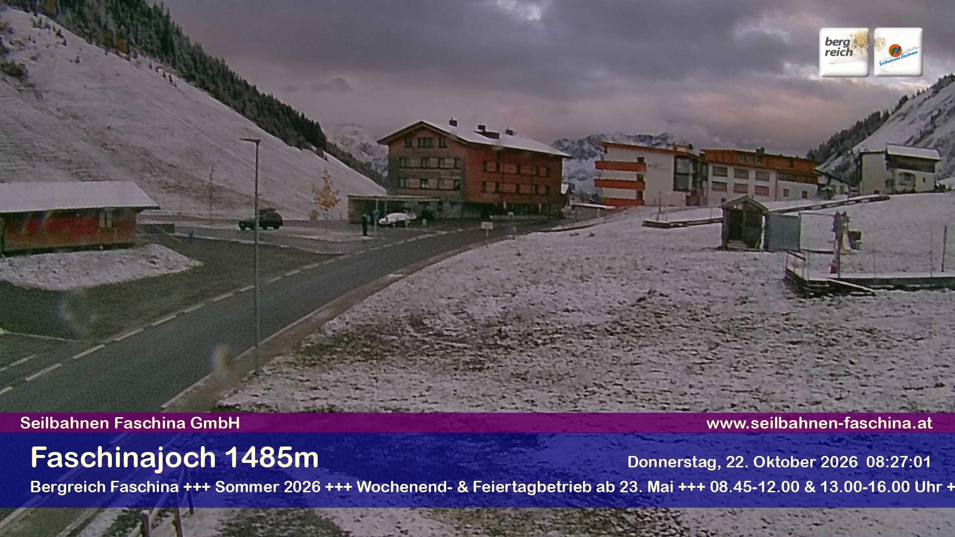 Archiv Foto Webcam Faschinapass, Stafelalpbahn