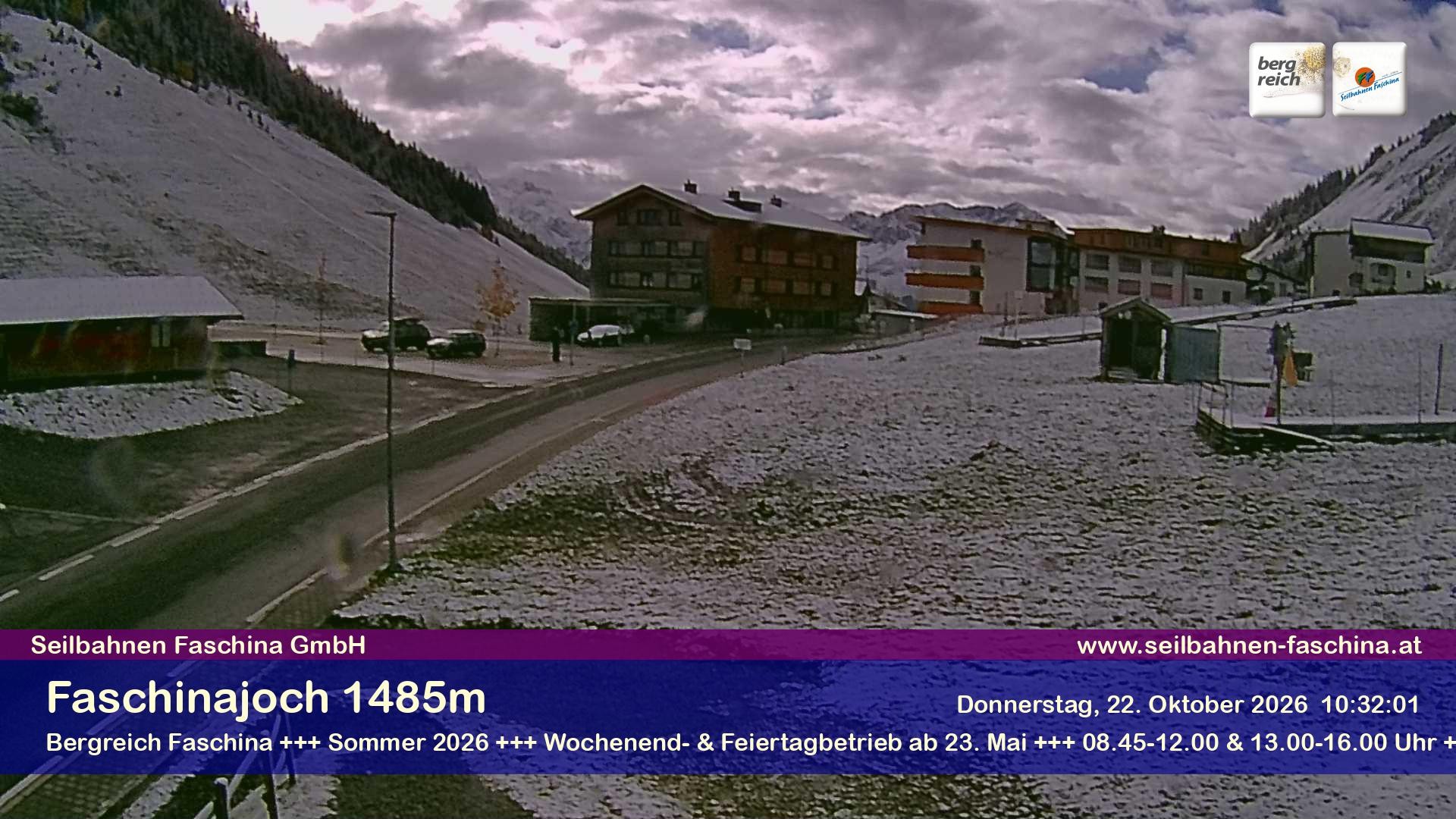 Archiv Foto Webcam Faschinapass, Stafelalpbahn