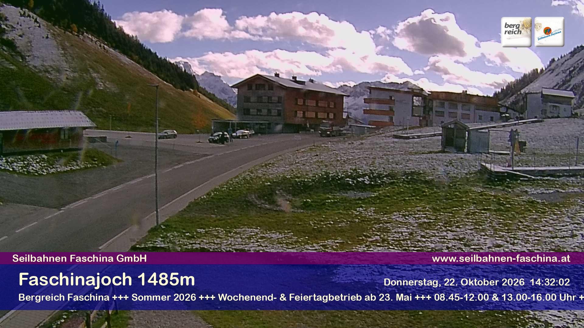 Archiv Foto Webcam Faschinapass, Stafelalpbahn