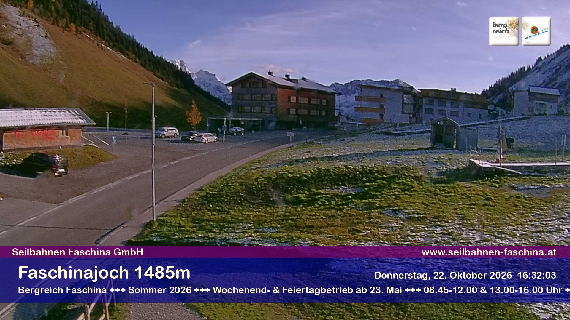 Archiv Foto Webcam Faschinapass, Stafelalpbahn