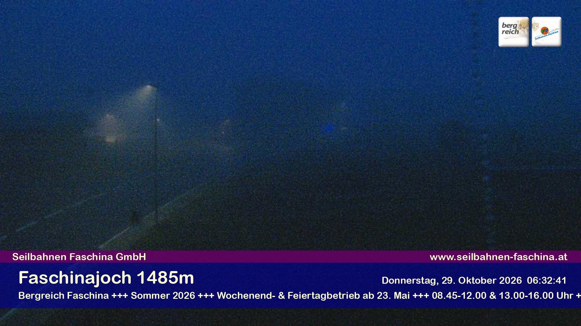 Archiv Foto Webcam Faschinapass, Stafelalpbahn