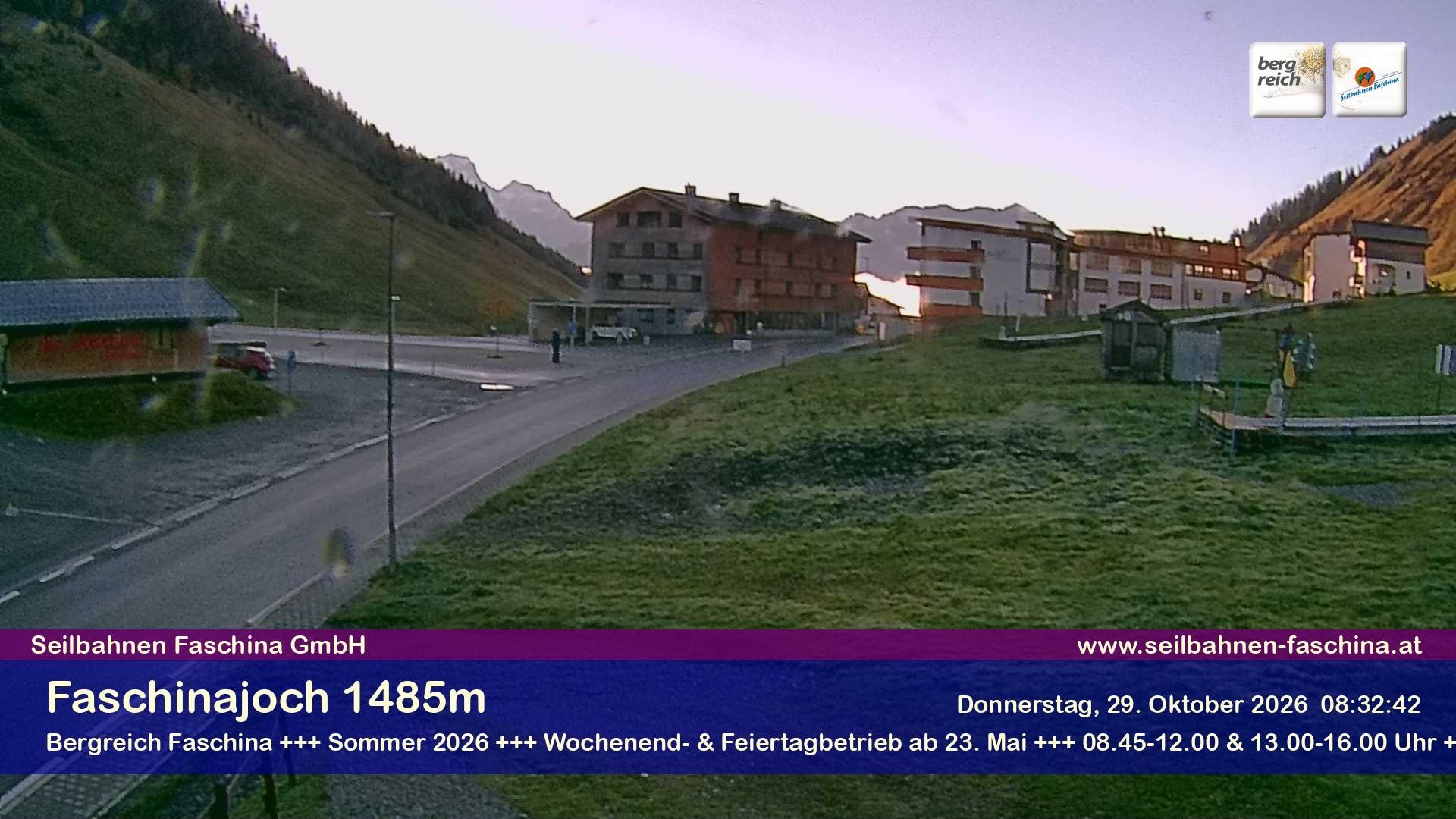 Archiv Foto Webcam Faschinapass, Stafelalpbahn