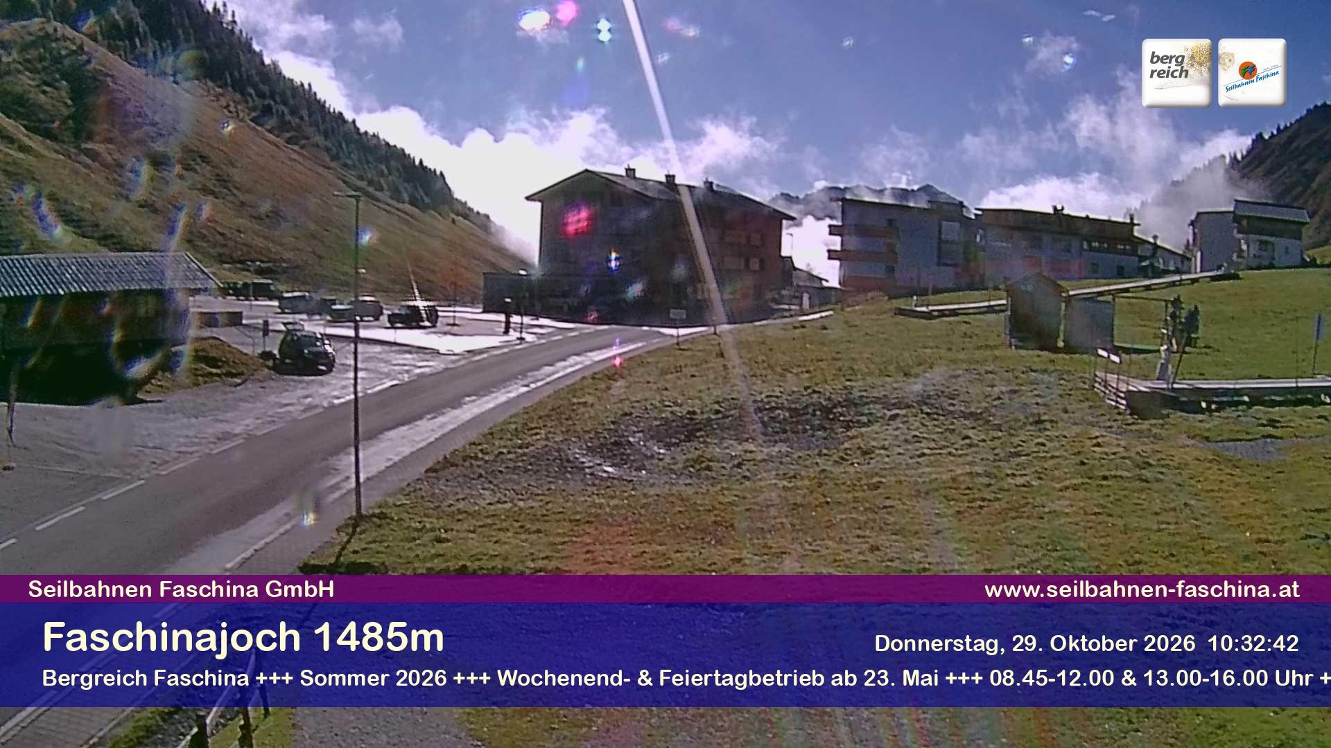 Archiv Foto Webcam Faschinapass, Stafelalpbahn
