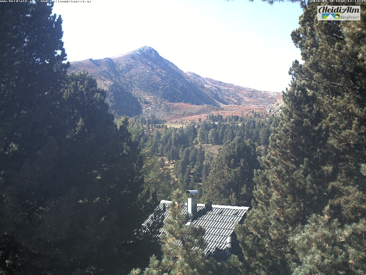 Archiv Foto Webcam Rödresnock (2310m, links), Sonntagstal (mitte) und Falkert Spitz (2308m, rechts)