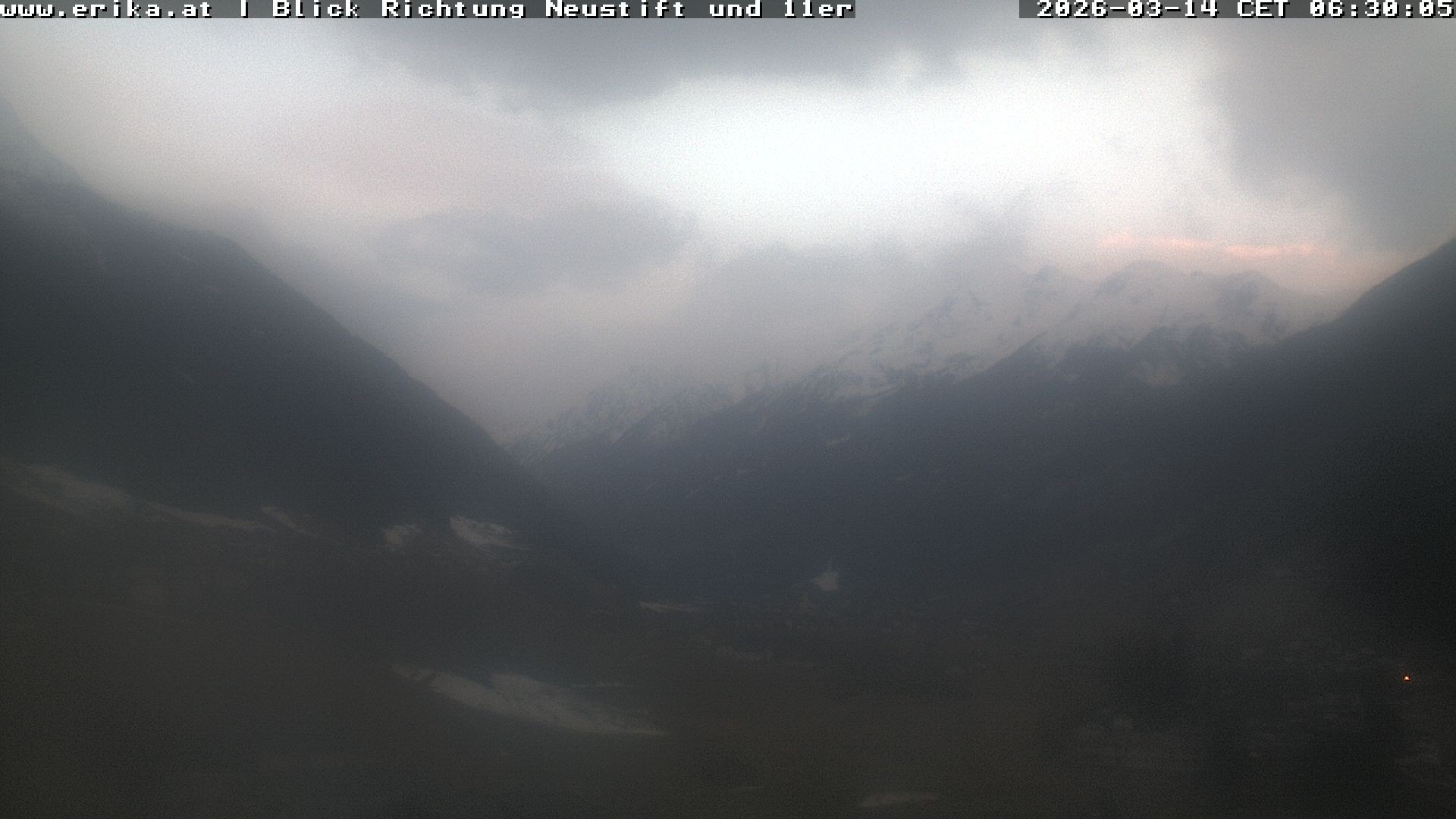 Archiv Foto Webcam Neustift: Blick vom Hotel Erika