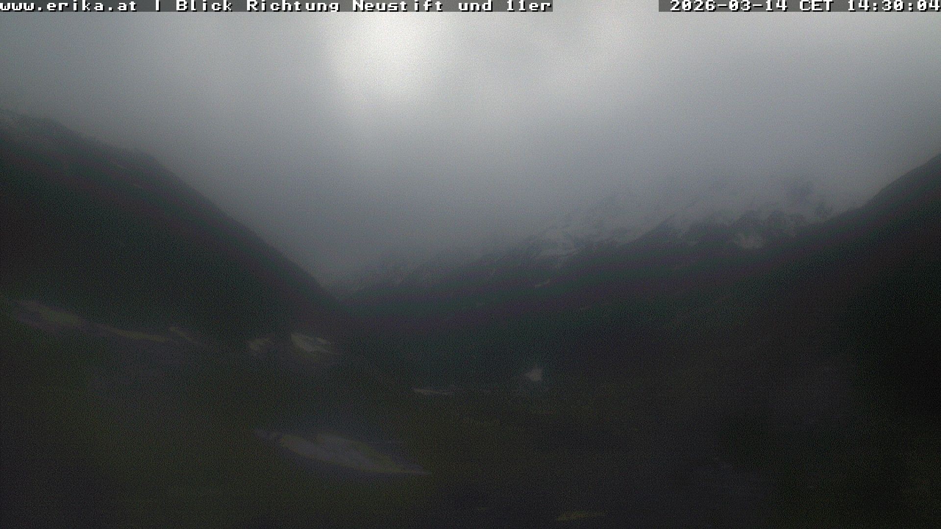 Archiv Foto Webcam Neustift: Blick vom Hotel Erika