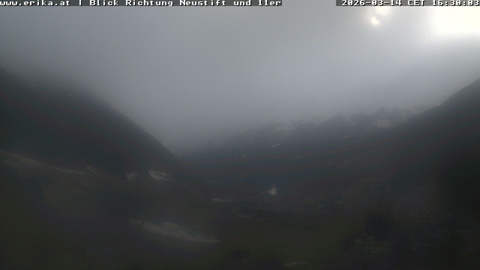 Archiv Foto Webcam Neustift: Blick vom Hotel Erika