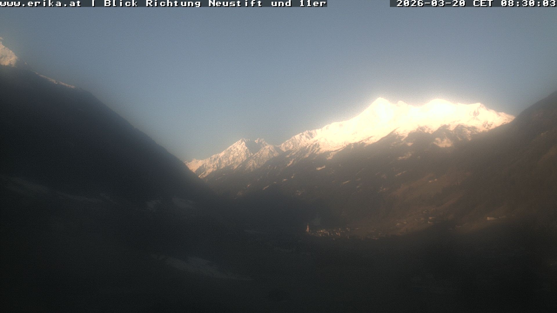 Archiv Foto Webcam Neustift: Blick vom Hotel Erika