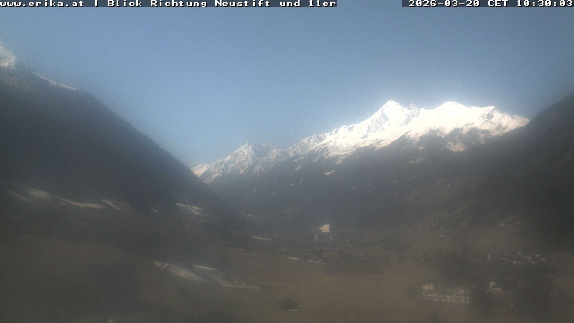 Archiv Foto Webcam Neustift: Blick vom Hotel Erika