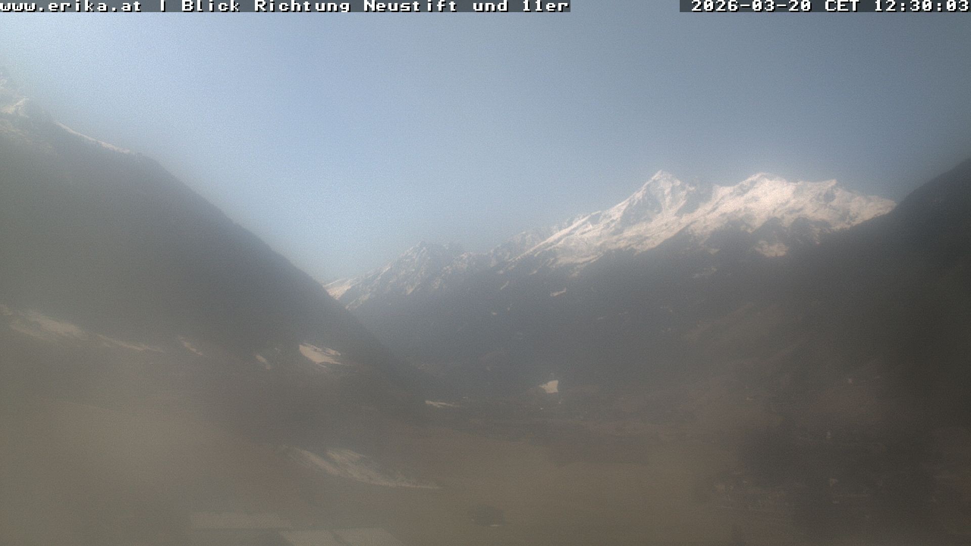 Archiv Foto Webcam Neustift: Blick vom Hotel Erika
