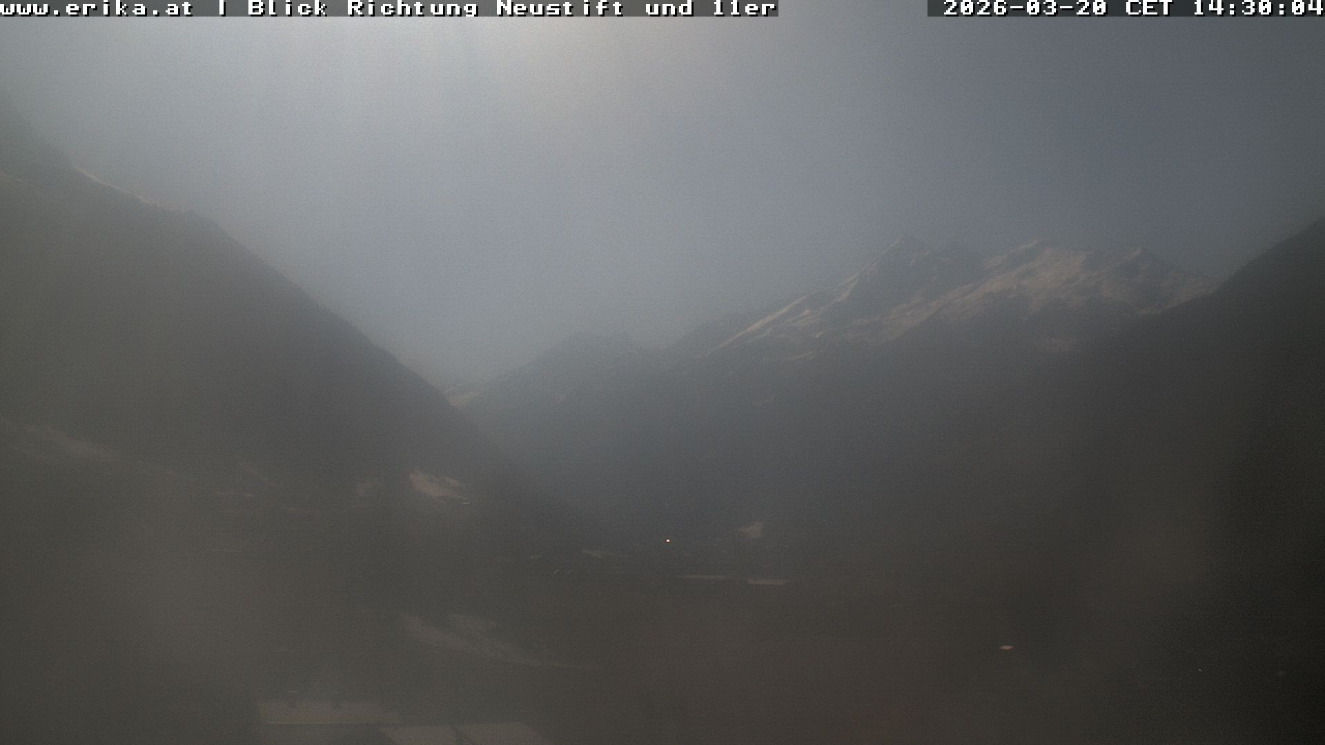 Archiv Foto Webcam Neustift: Blick vom Hotel Erika