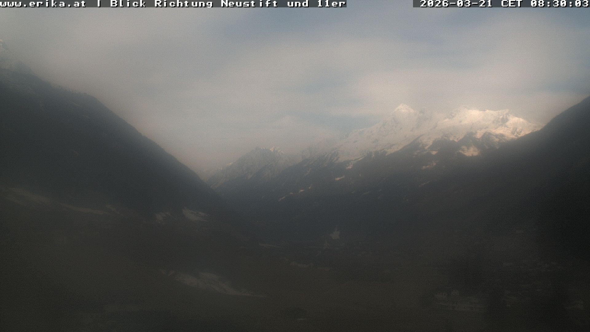 Archiv Foto Webcam Neustift: Blick vom Hotel Erika