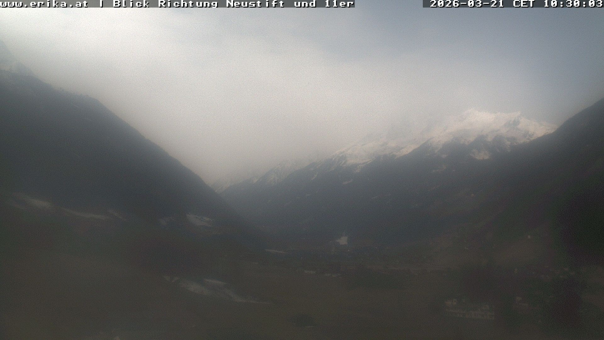 Archiv Foto Webcam Neustift: Blick vom Hotel Erika