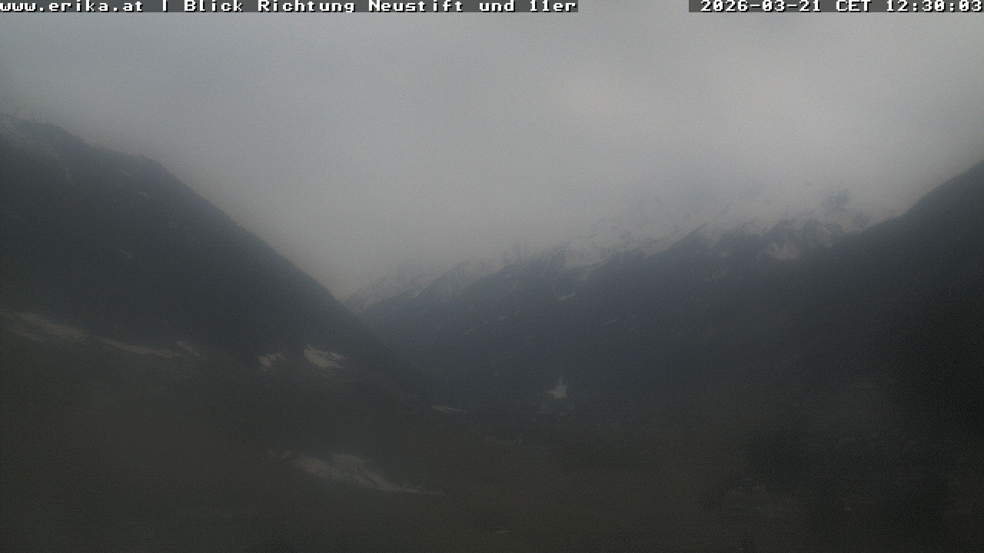 Archiv Foto Webcam Neustift: Blick vom Hotel Erika