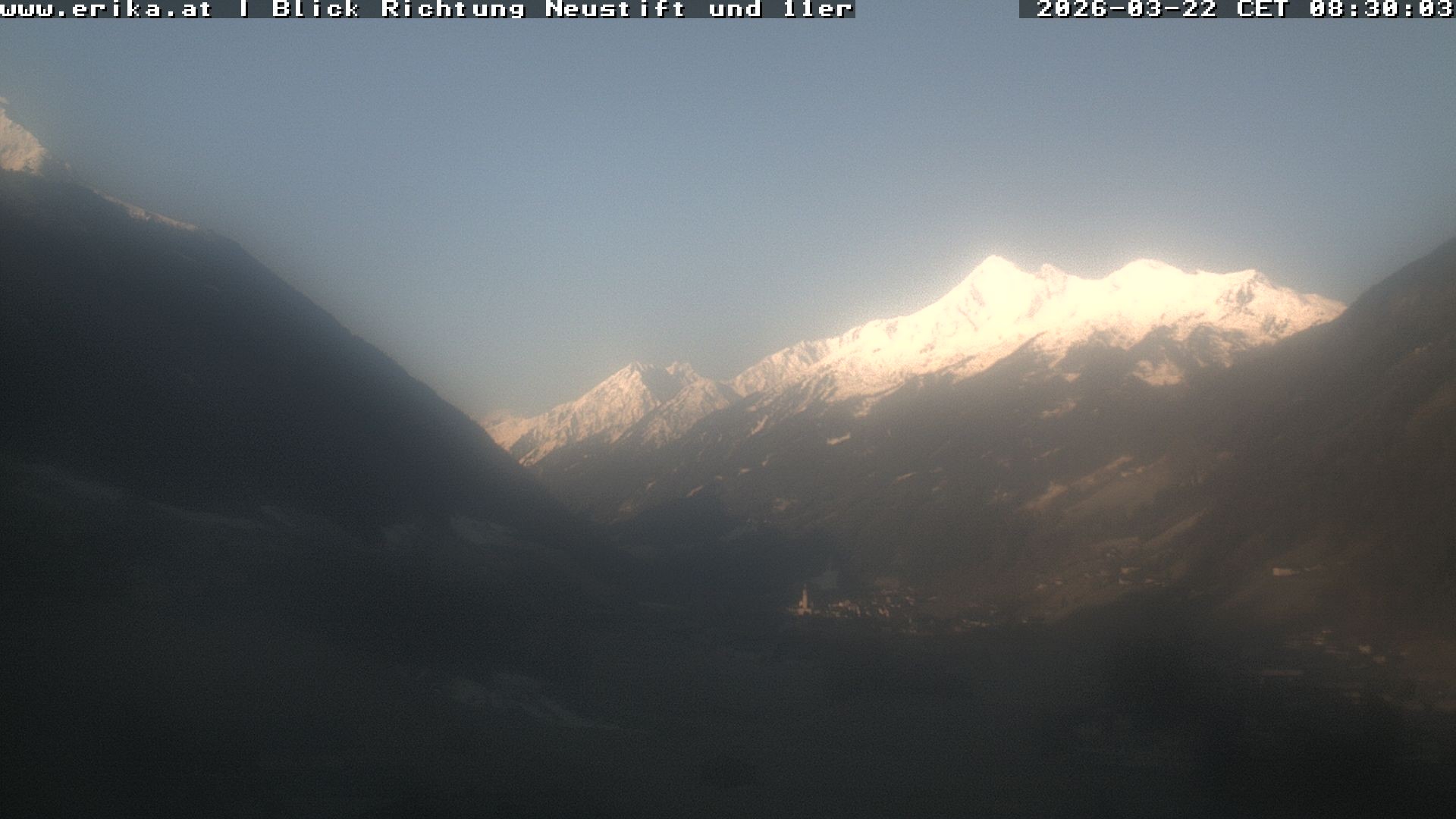 Archiv Foto Webcam Neustift: Blick vom Hotel Erika