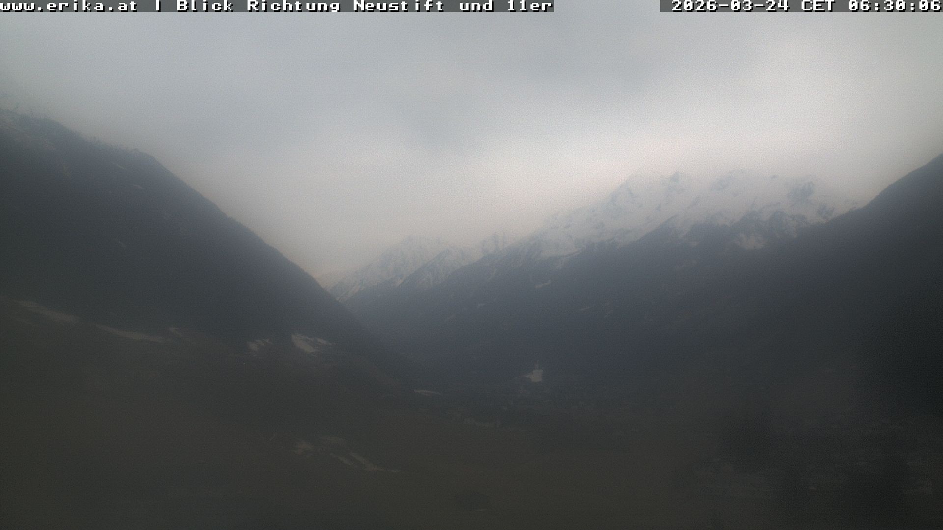 Archiv Foto Webcam Neustift: Blick vom Hotel Erika