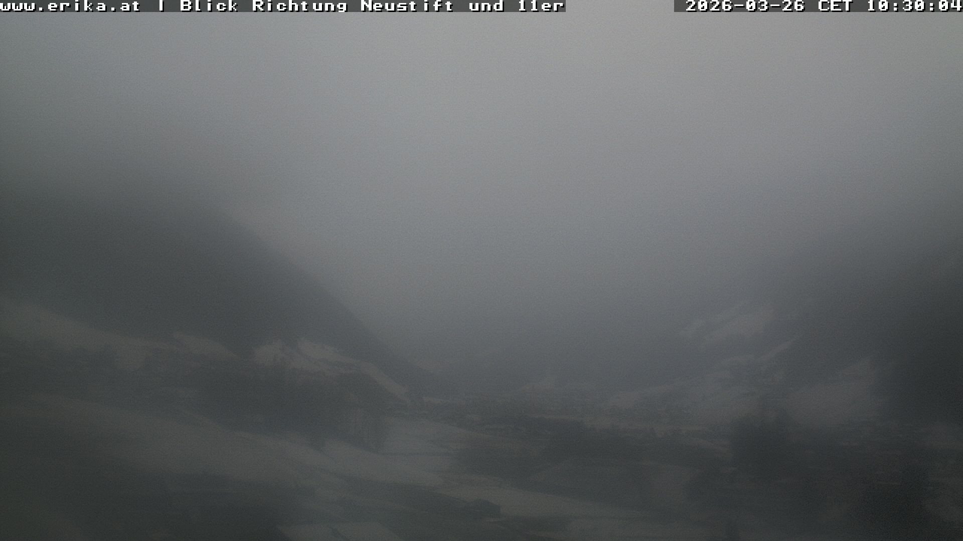 Archived image Webcam Neustift: View of the Stubai Glacier
