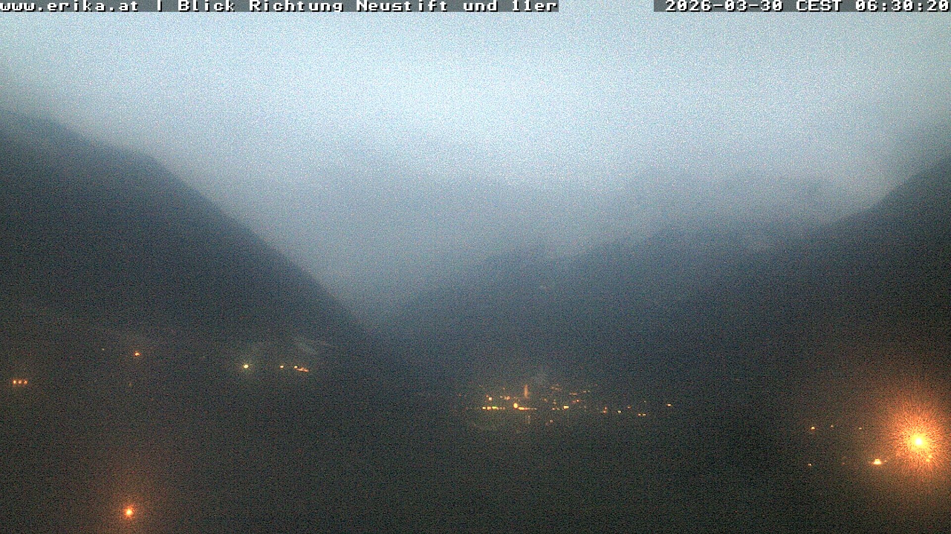 Archiv Foto Webcam Neustift: Blick vom Hotel Erika