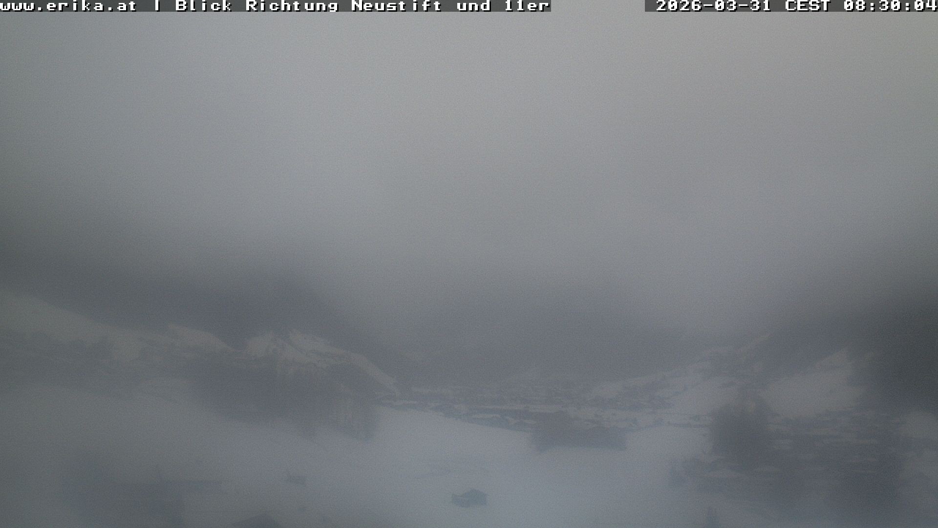 Archived image Webcam Neustift: View of the Stubai Glacier