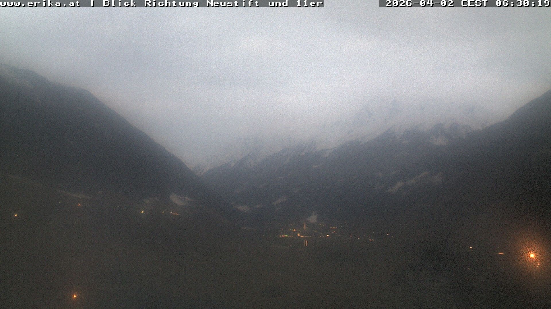 Archiv Foto Webcam Neustift: Blick vom Hotel Erika