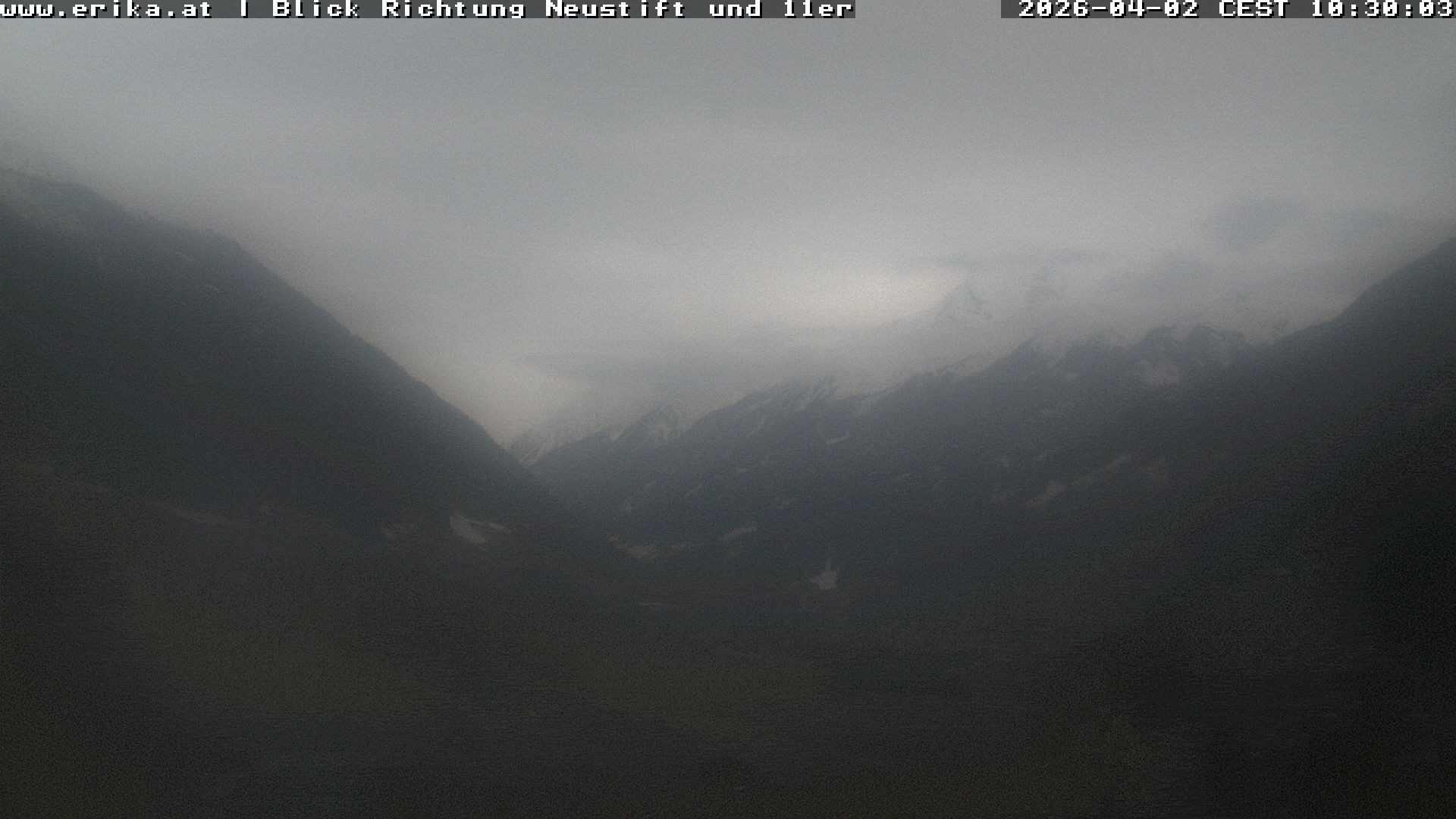 Archiv Foto Webcam Neustift: Blick vom Hotel Erika